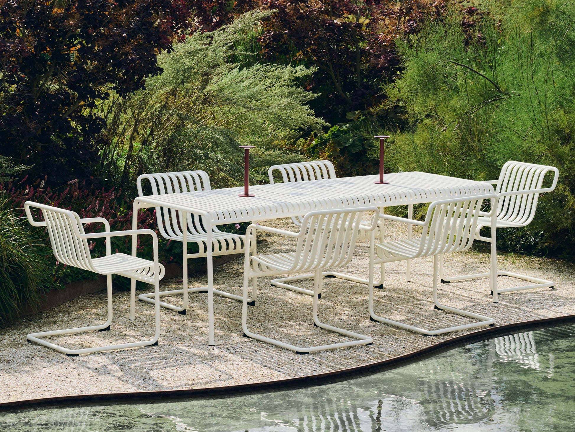 Palissade Cantilever Dining Armchair by HAY - Cream White