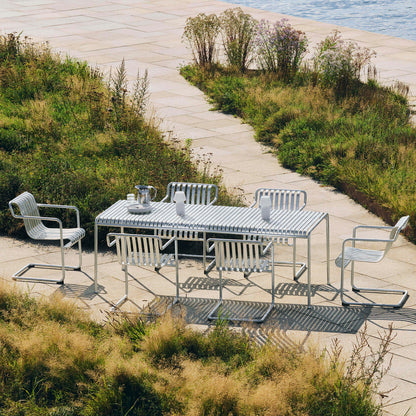 Palissade Cantilever Dining Armchair by HAY - Hot galvanised