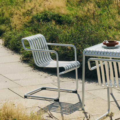 Palissade Cantilever Dining Armchair by HAY - Hot galvanised
