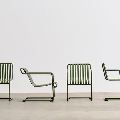 Palissade Cantilever Dining Armchair by HAY - Olive