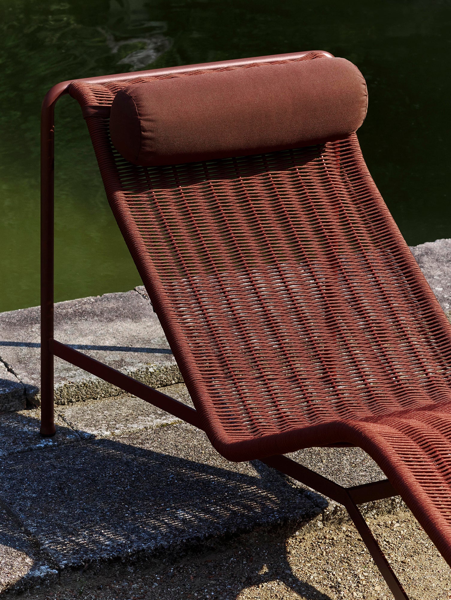 Palissade Chaise Longue Headrest Cushion by HAY - Iron Red