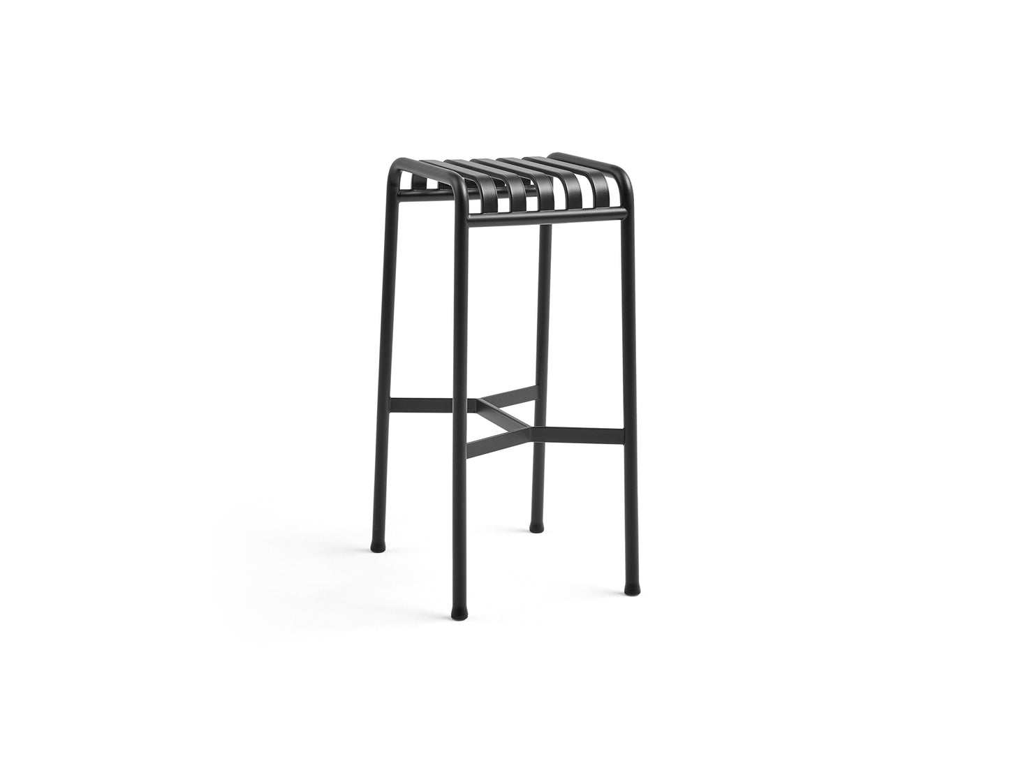 Palissade Bar Stool by HAY - Anthracite