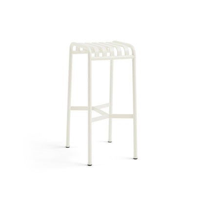 Palissade Bar Stool by HAY - Cream White