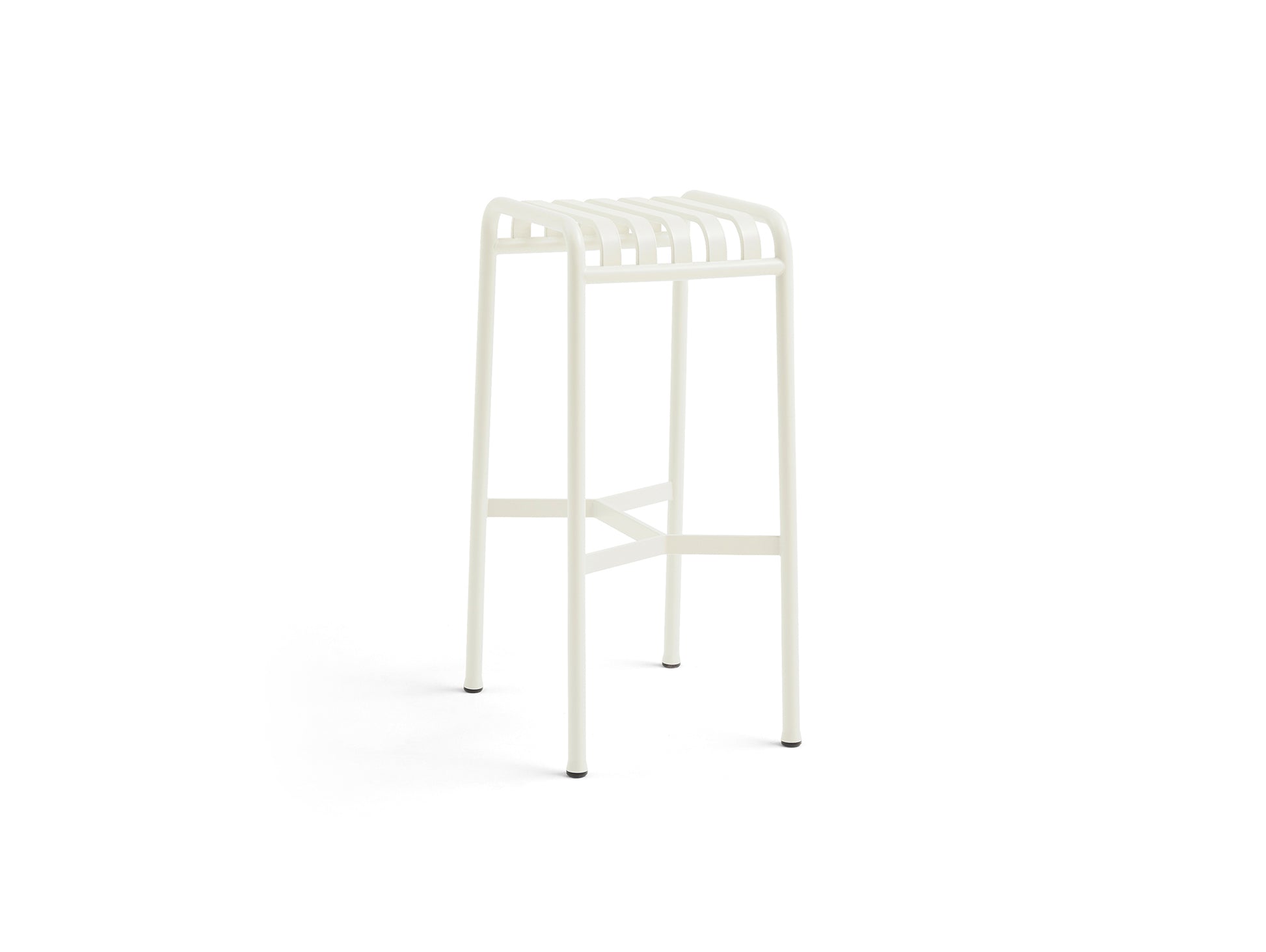 Palissade Bar Stool by HAY - Cream White