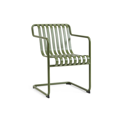 Palissade Cantilever Dining Armchair / Olive
