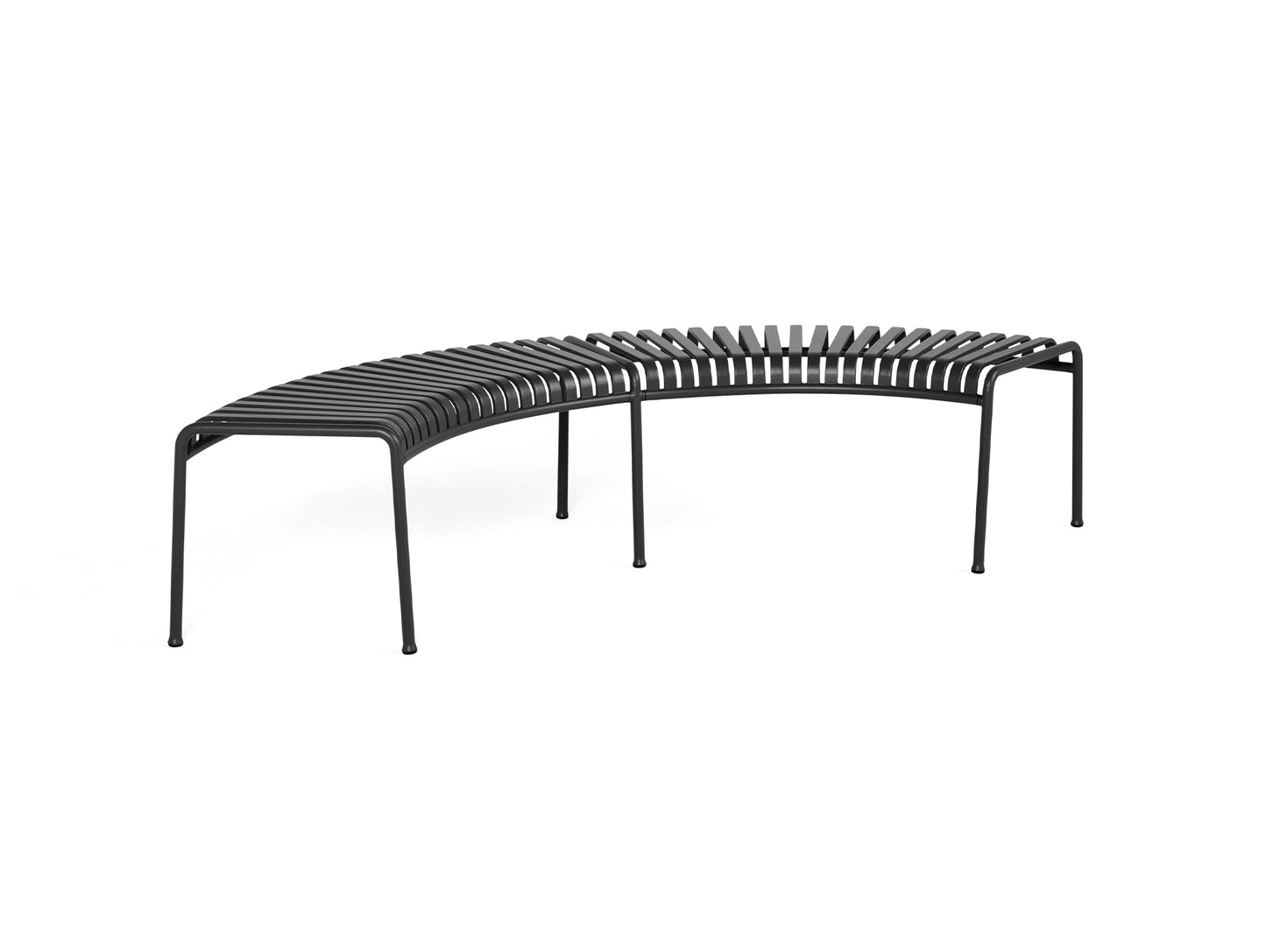 Palissade Park Bench by HAY - Anthracite