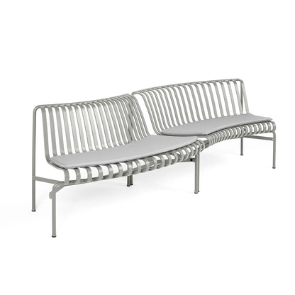 Palissade Park Dining Bench Seat Cushion by HAY - In Out / Sky Grey