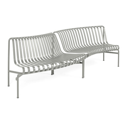 Palissade Park Dining Bench - In-Out Starter Set by HAY - Sky Grey
