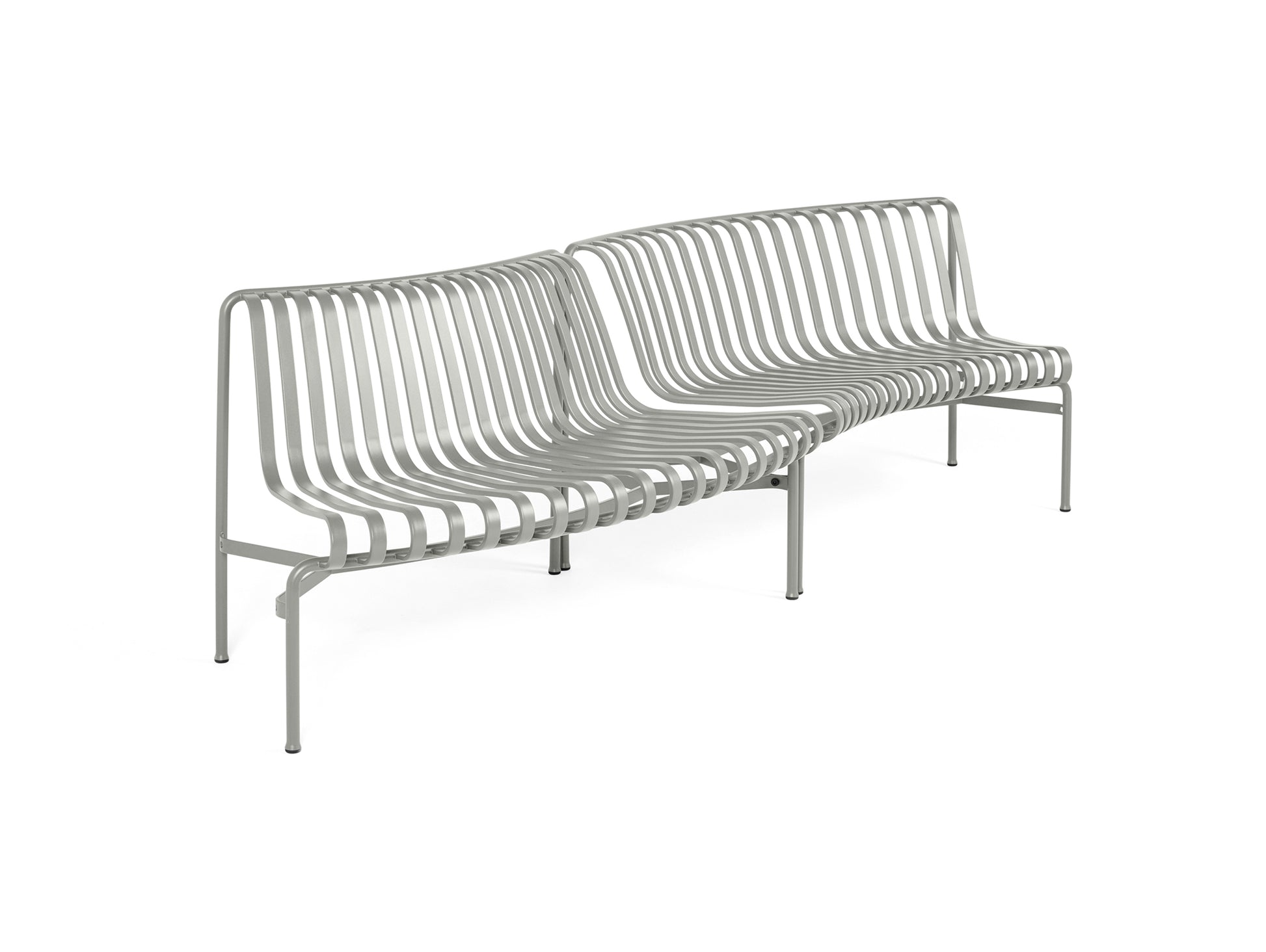 Palissade Park Dining Bench - In-Out Starter Set by HAY - Sky Grey