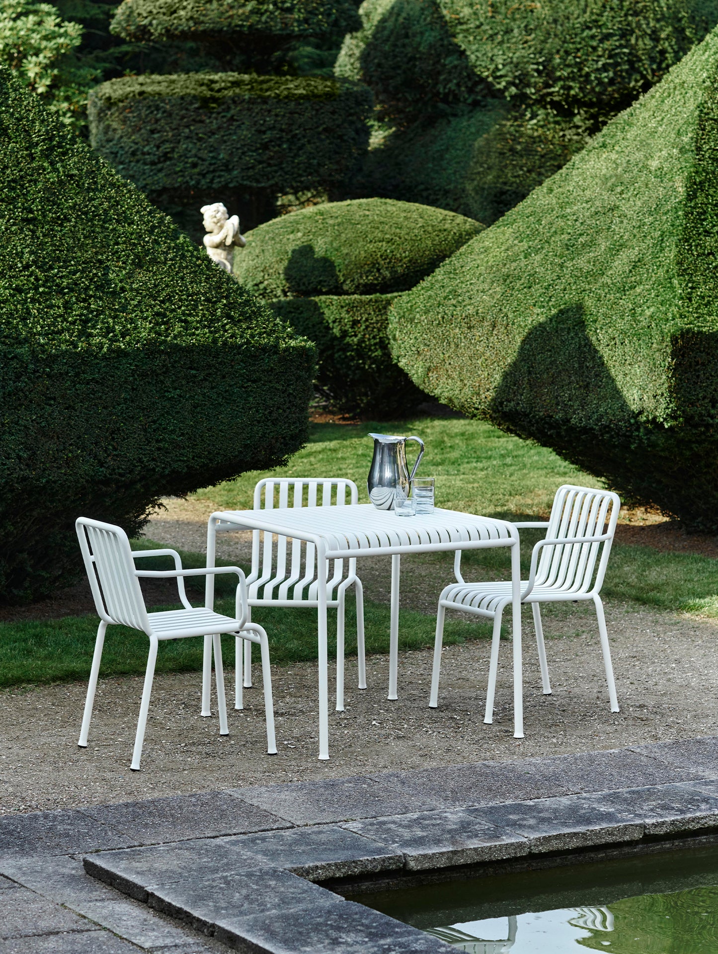 Palissade Dining Chair by HAY - Cream White