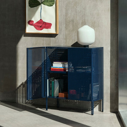 Perforated Cabinet Floor by HAY - Medium / Steel Blue