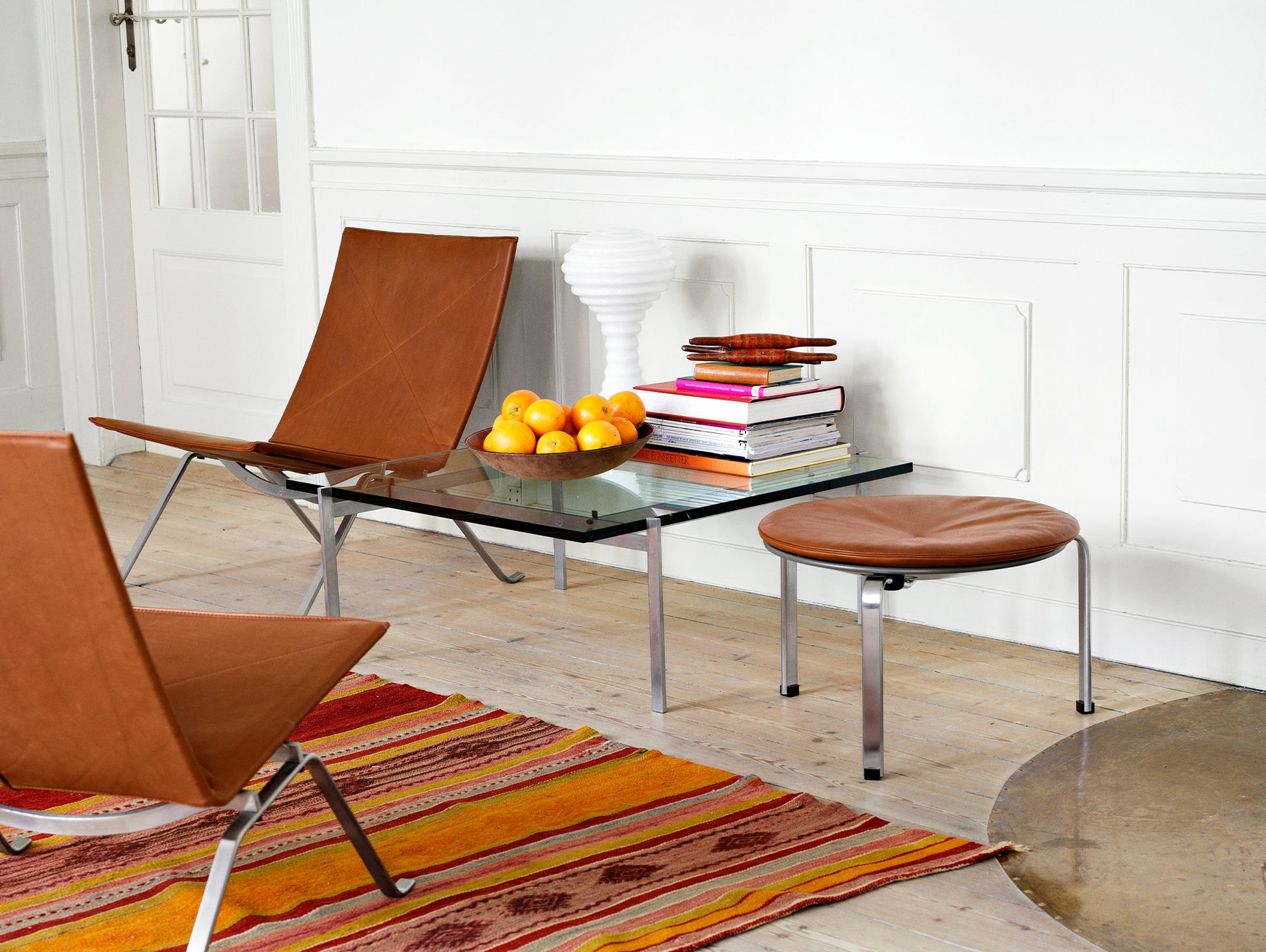 PK61 Coffee Table by Fritz Hansen - Glass