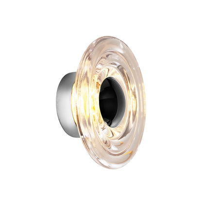 Press Mini Surface LED Wall Lamp by Tom Dixon - Black Cap