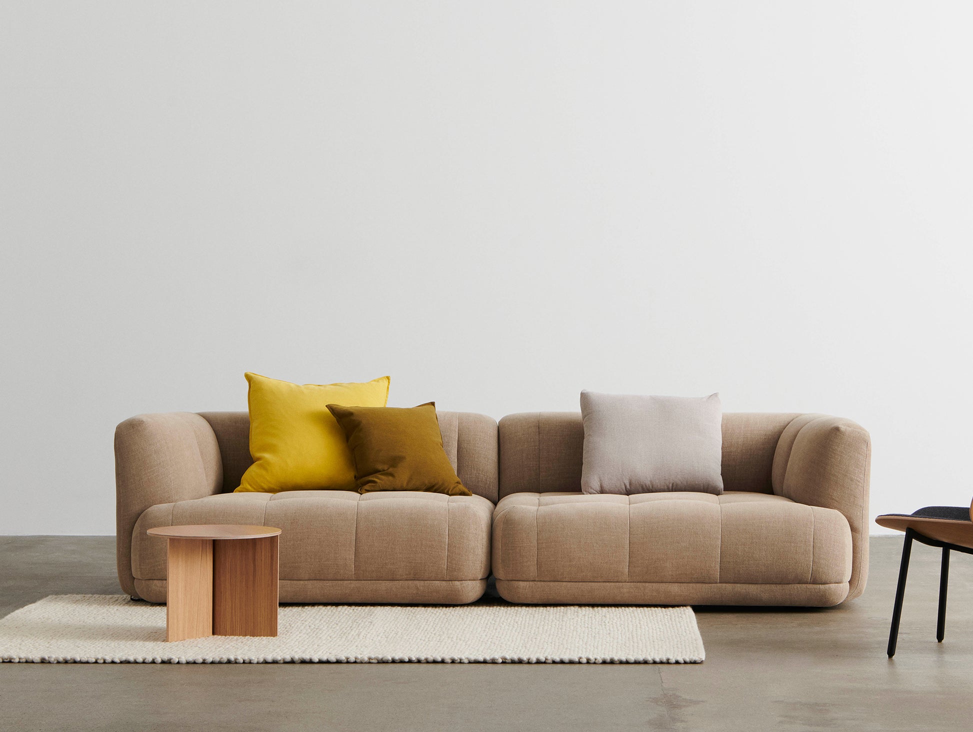 Quilton Sofa - Individual Connecting Modules by HAY - Overlap 01