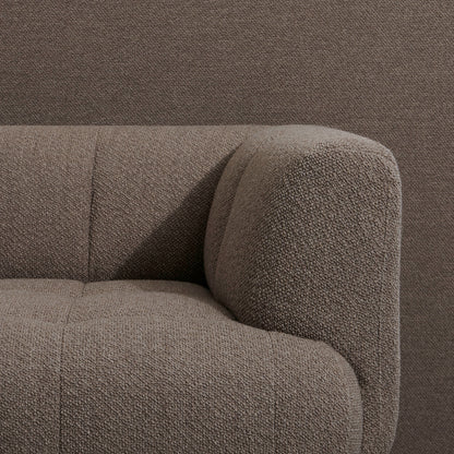 Quilton Lift 3-Seater Sofa by HAY - Volume 30 / Walnut Base
