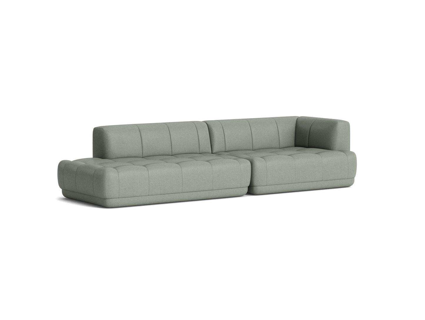 Quilton Sofa - Combination 10 by HAY - Right Armrest / Roden 08