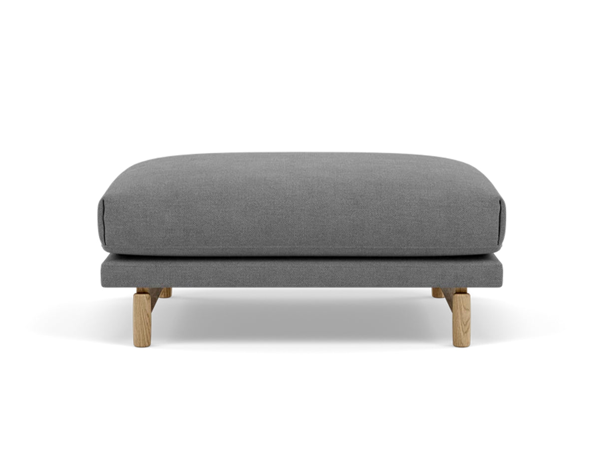 Rest Pouf by Muuto - Oak Base / Fiord 171
