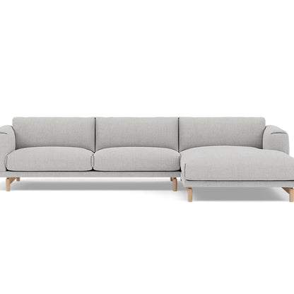 Rest Sofa with Right Chaise Longue (Sitting Left) by Muuto - Remix 3 123