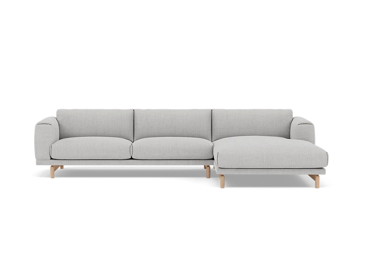 Rest Sofa with Right Chaise Longue (Sitting Left) by Muuto - Remix 3 123