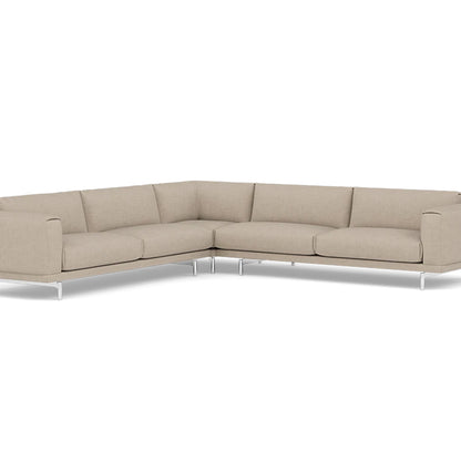 Rest Corner Sofa by Muuto - Chrome Base / Technicolour 200