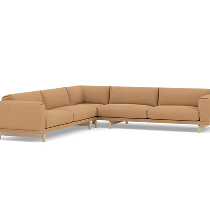 Rest Corner Sofa by Muuto - Oak Base / Fiord 451
