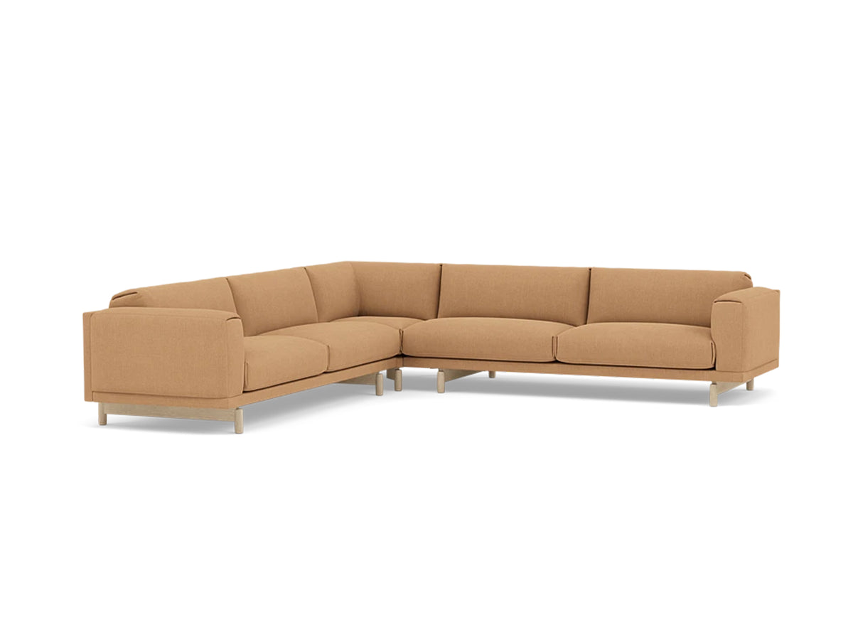 Rest Corner Sofa by Muuto - Oak Base / Fiord 451