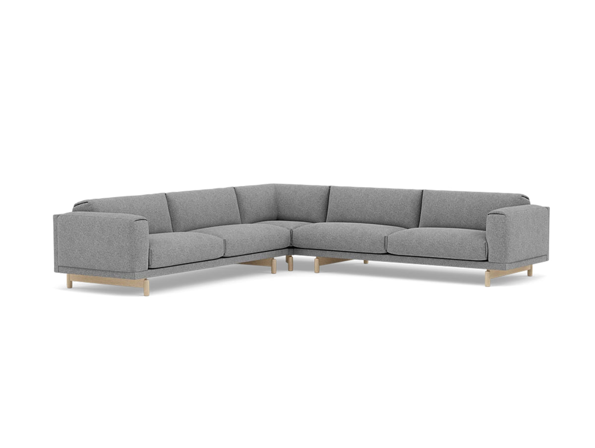 Rest Corner Sofa by Muuto - Oak Base / Hallingdal 65 166