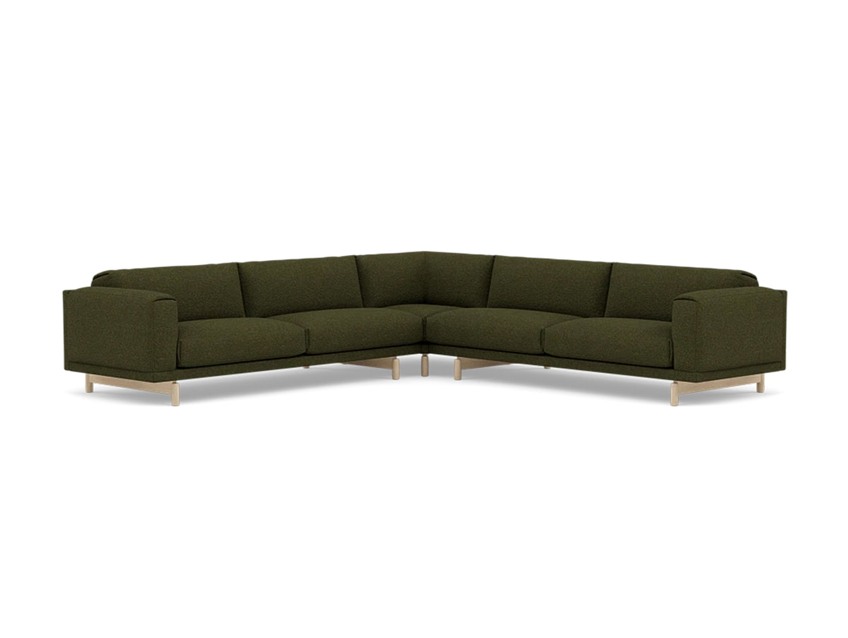 Rest Corner Sofa by Muuto - Oak Base / Hearth 9