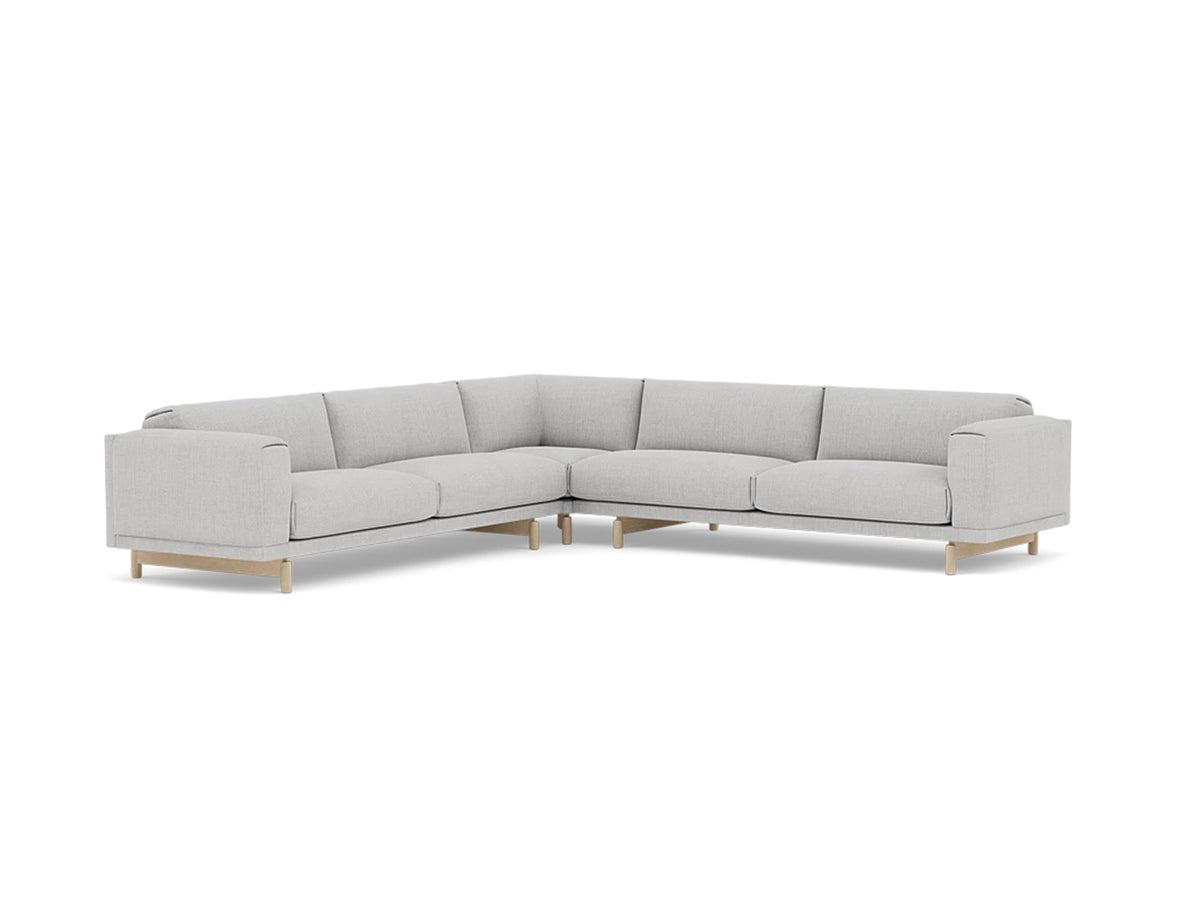 Rest Corner Sofa by Muuto - Oak Base / Remix 123