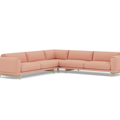Rest Corner Sofa by Muuto - Oak Base / Steelcut_Trio 515