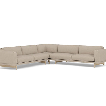 Rest Corner Sofa by Muuto - Oak Base / Technicolour 200