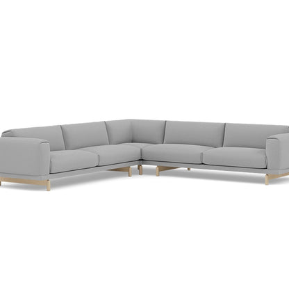 Rest Corner Sofa by Muuto - Oak Base / Steelcut_Trio 133