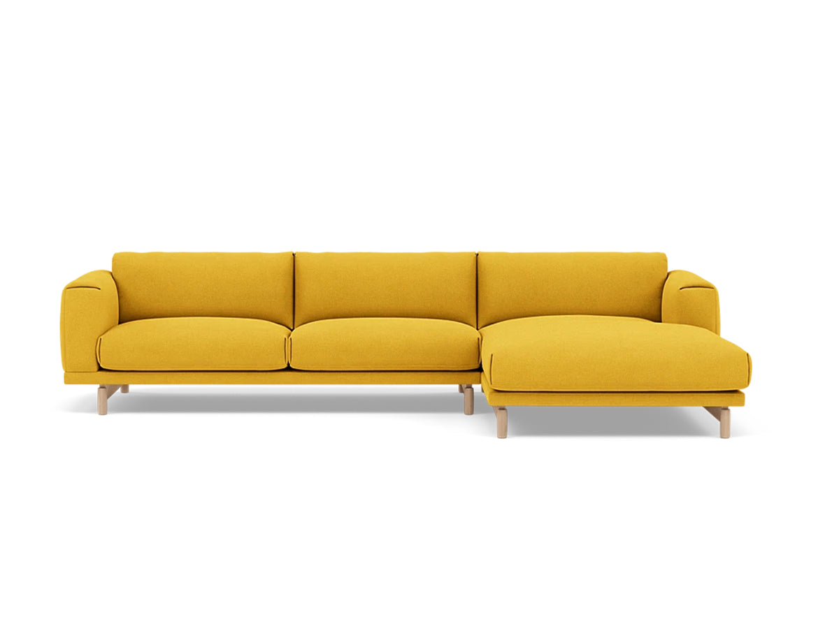Rest Sofa with Right Chaise Longue (Sitting Left) by Muuto - Hallingdal 65 457