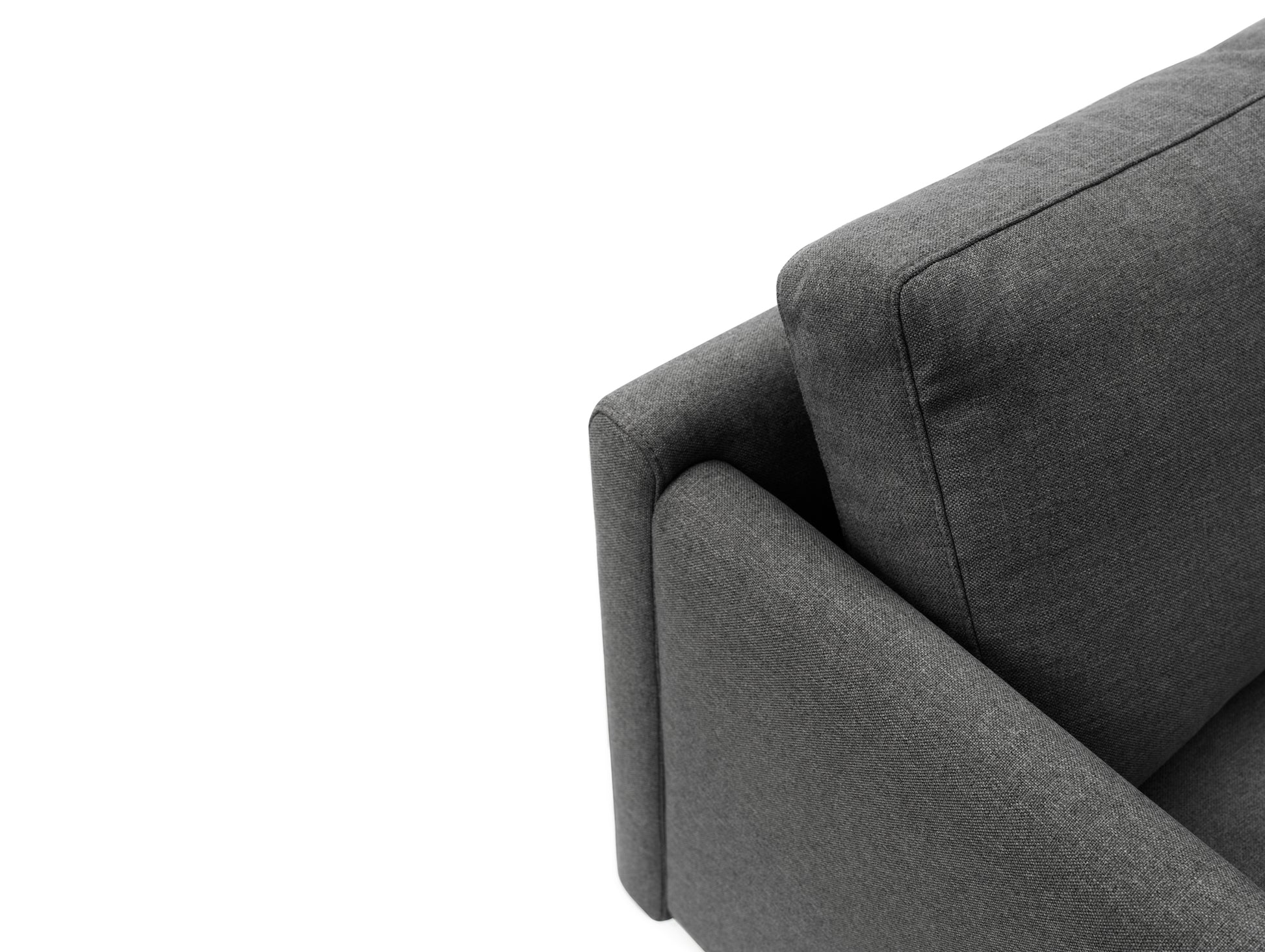 Rar 3-Seater Sofa by Normann Copenhagen - Re-Born Dark Grey