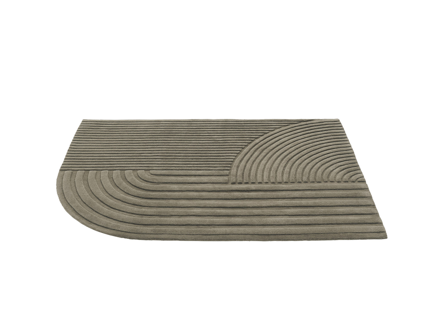 Relevo Rug by Muuto - 170 x 240 cm / Taupe