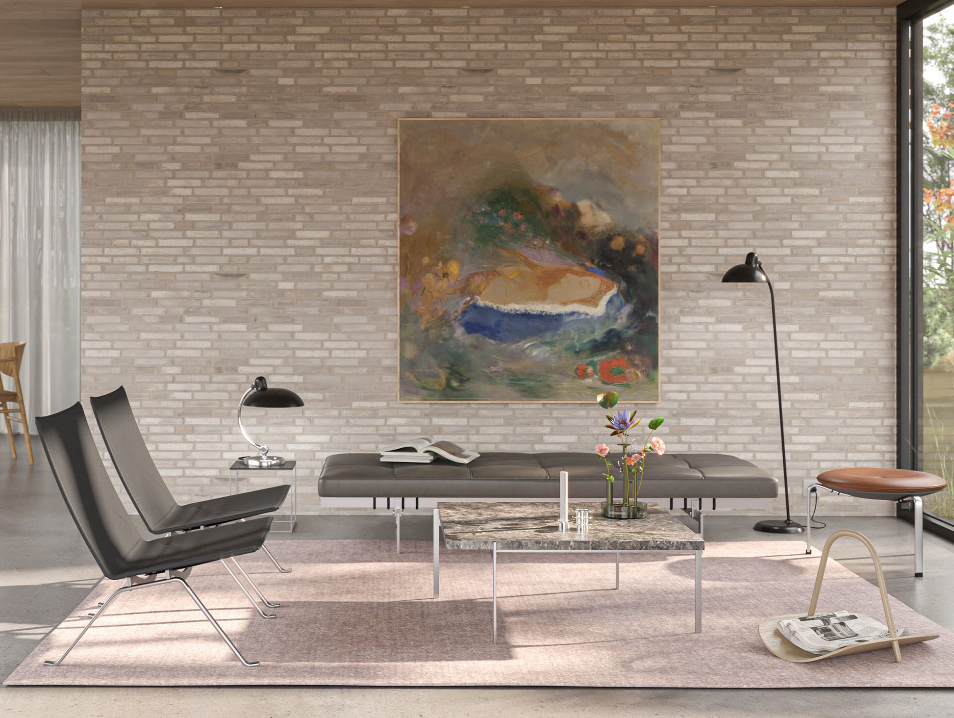 PK61A Coffee Table by Fritz Hansen