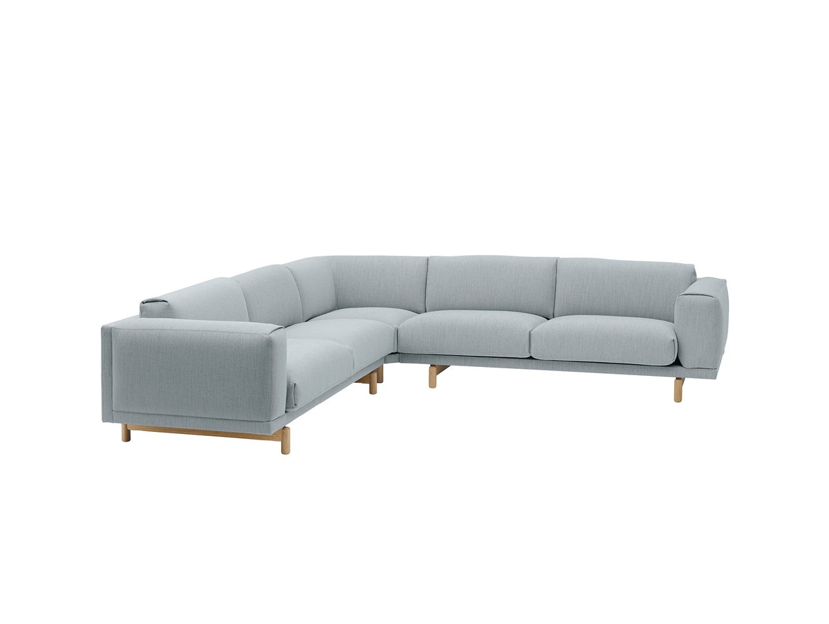Rest Corner Sofa by Muuto - Oak Base / Ecriture 710