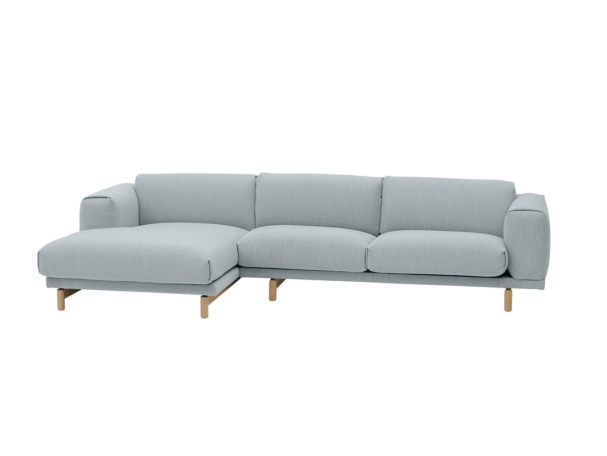 Rest Sofa with Left Chaise Longue (Sitting Right) by Muuto - Ecriture 710