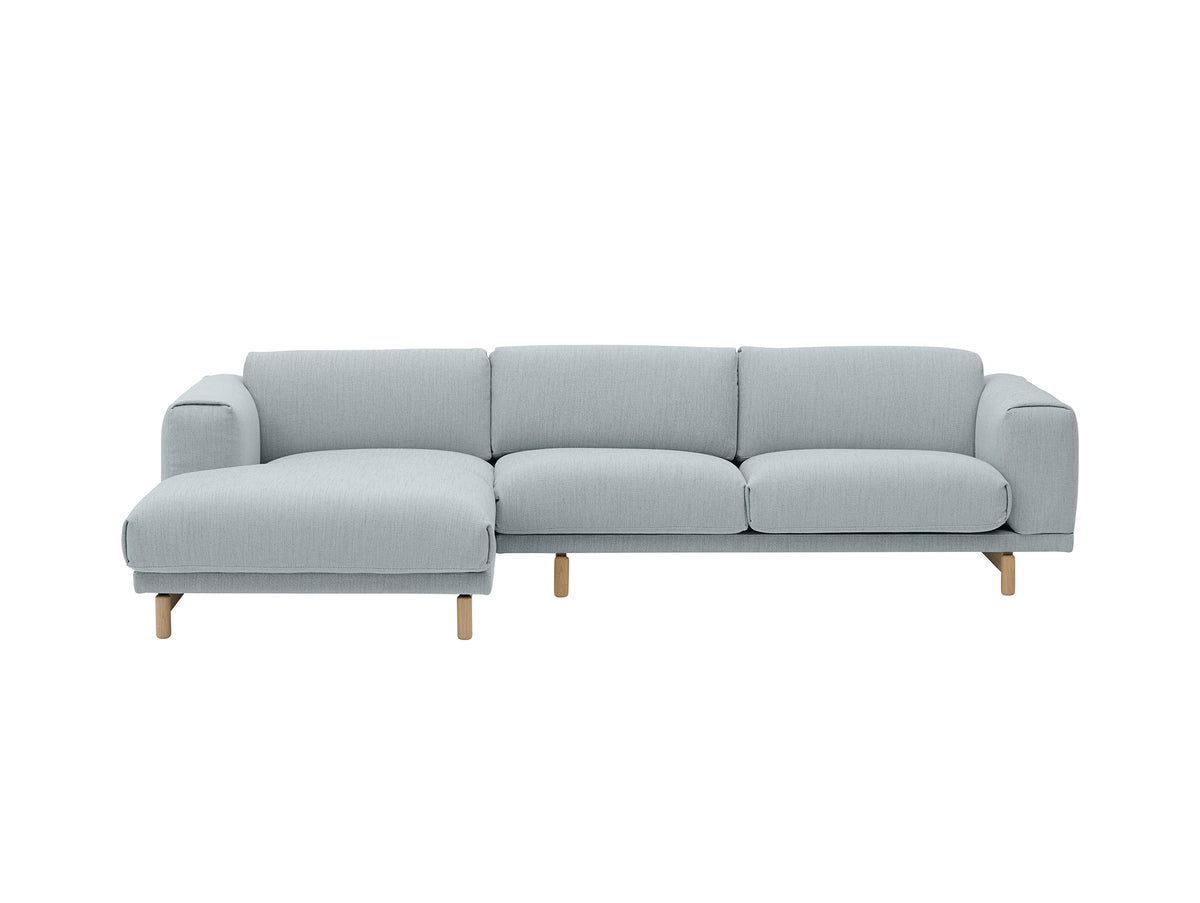 Rest Sofa with Left Chaise Longue (Sitting Right) by Muuto - Ecriture 710