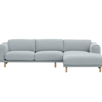 Rest Sofa with Right Chaise Longue (Sitting Left) by Muuto - Ecriture 710