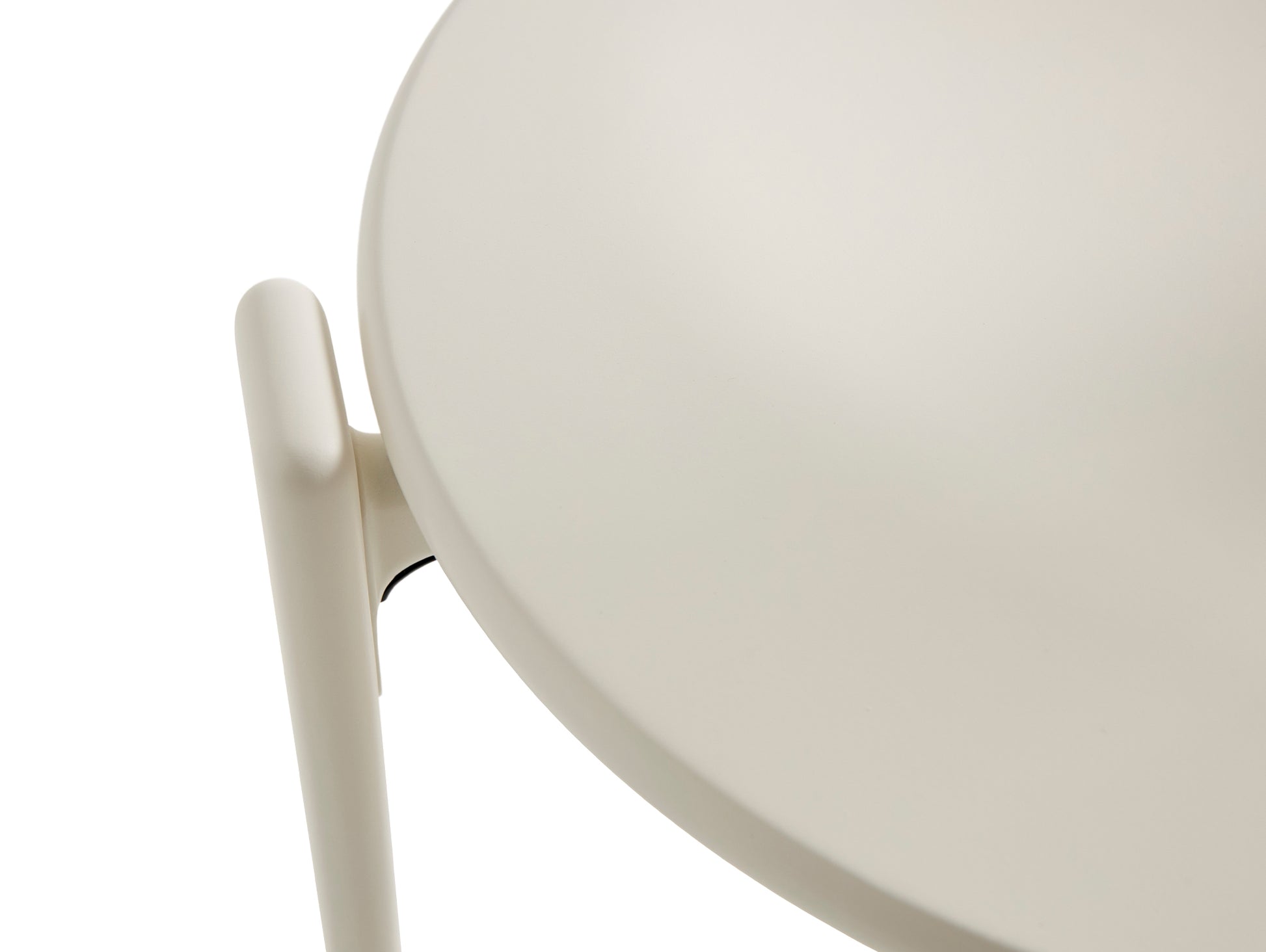 Rey Chair by HAY - Cream White Lacquered Beech