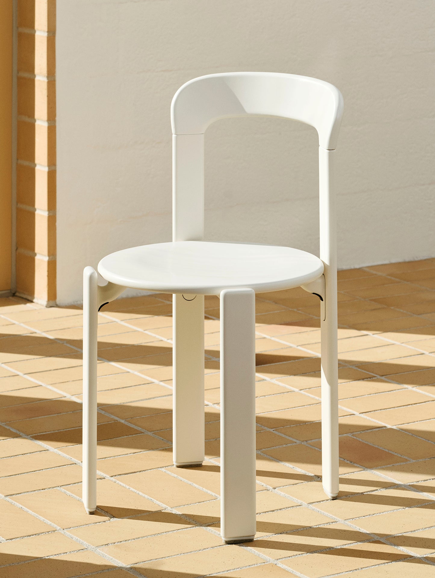 Rey Chair by HAY - Cream White Lacquered Beech