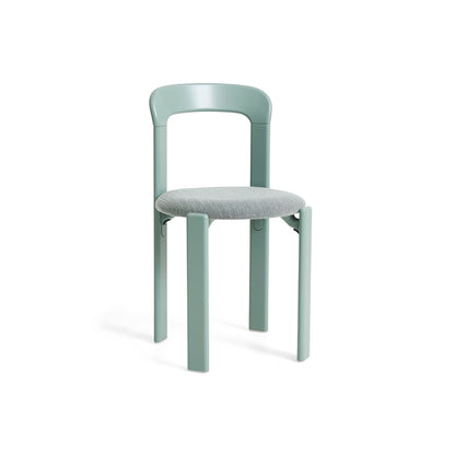 Rey Chair Upholstered by HAY -  Fall Green Lacquered Beech / Steelcut Trio 916 