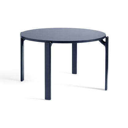 Rey Dining Table by HAY - Royal Blue Laminate Tabletop / Deep Blue Beech Frame