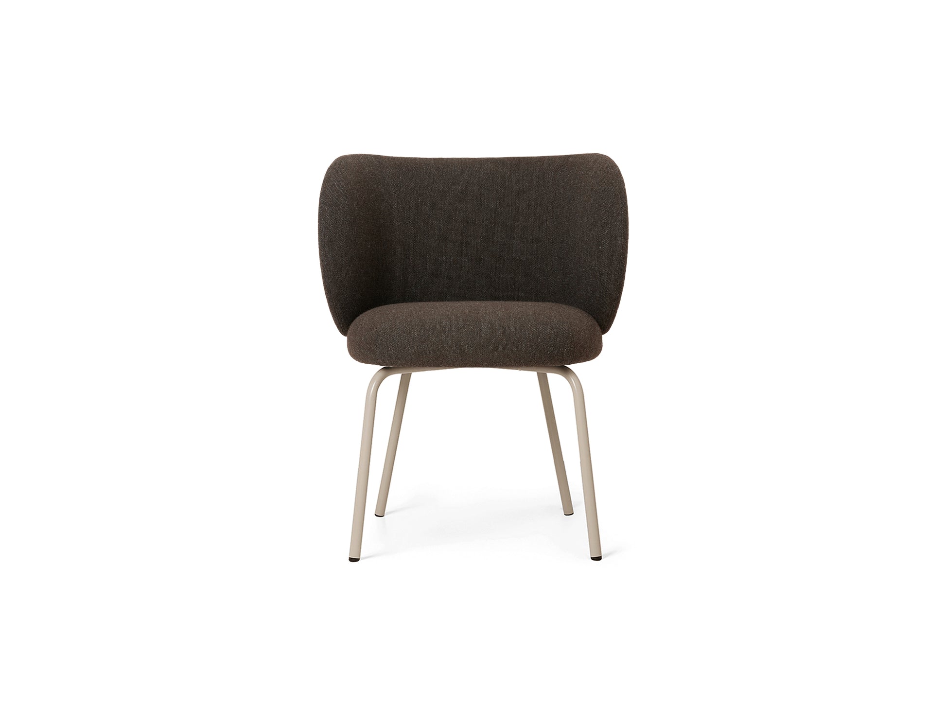 Rico Dining Chair - Fixed Base by Ferm Living - Hallingdal 65 376 / Cashmere Base