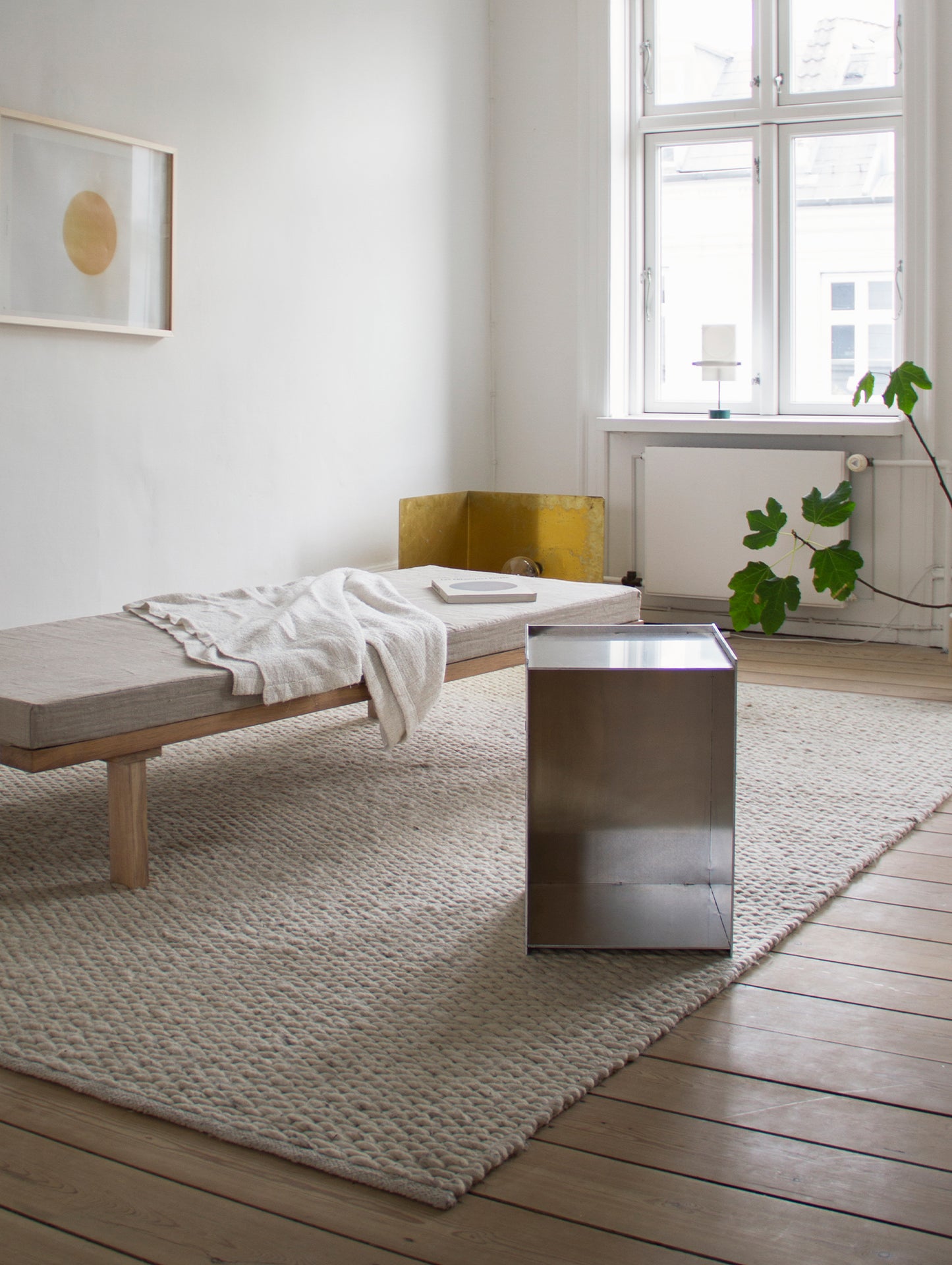 Rivet Box Table by Frama