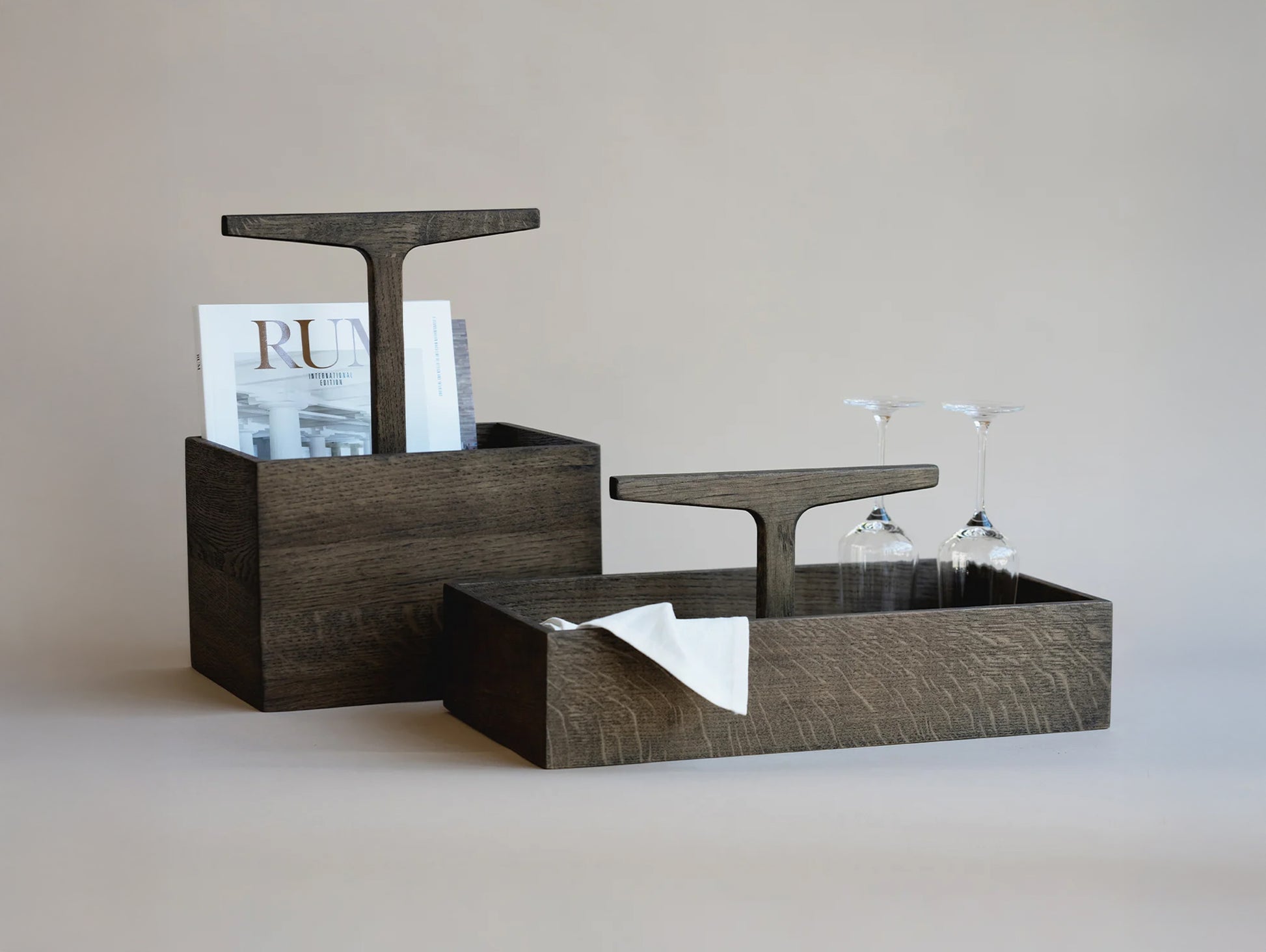 Toolbox by Ro Collection - Dark Stained Oak