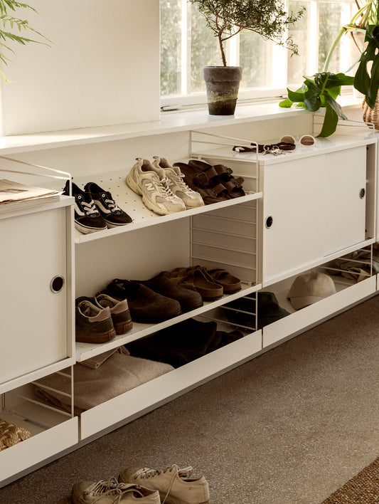 String Metal Shoe Shelves by String  - White