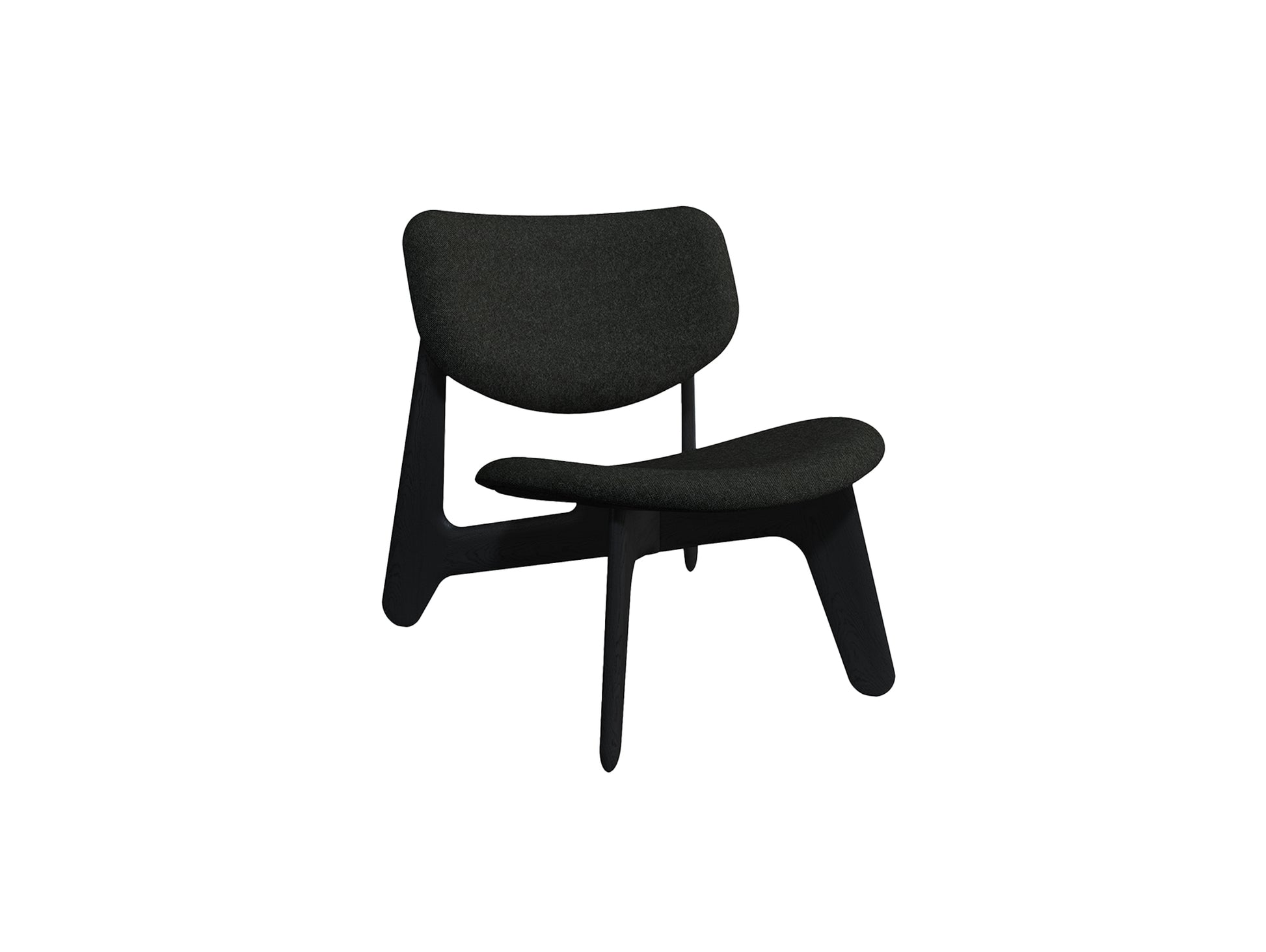 Slab Lounge Chair by Tom Dixon - Black Oak / Hallingdal 65 180