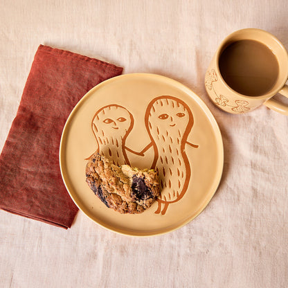 Peanut Side Plate by Donna Wilson